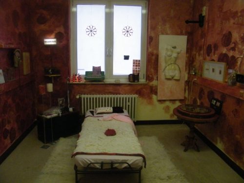 Zugemauerte Pufftüren